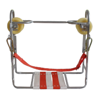 鸣固 大轮座滑椅电工滑椅电力电信通信滑椅滑车吊椅