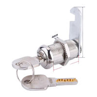 鸣固 柜门锁转舌锁 C级信箱锁30mm[通开] TS215297977