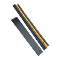 鸣固 橡胶防撞条 防撞块仓库物流卸货平台码头墙面保护垫缓冲块中间磨砂黄膜防撞条实心底 TS157554258