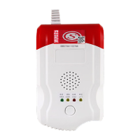 鸣固 液化气燃气报警器家用厨房饭店煤气液化气 燃气报警器甲烷220v 独立款 TS109857056