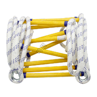 鸣固 树脂软梯绳梯 折叠梯 搬运软梯 攀登绳梯 绳梯 (软梯50米)