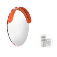 鸣固 80全不锈钢室外 交通道路转弯镜凸面镜反光镜地下车库转角镜 TS160375514