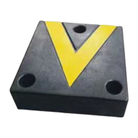 鸣固 橡胶防撞条 防撞块仓库物流卸货平台码头墙面保护垫缓冲块30*30*10CM反光防撞块 TS157553746