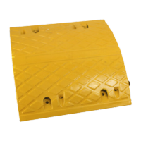 鸣固 橡胶减速带加厚斜坡缓冲方块加宽减速带500*500*75 TS163508006