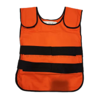 鸣固 消防员降温背心蓄冷型冰袋耐用 防火面料降温背心 橙色款 TS105870100