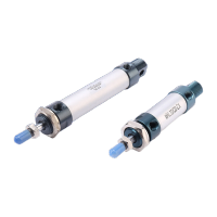 鸣固 MAL铝合金迷你小型大推力气缸 MAL20*125 TS157521725