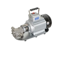 鸣固  自吸式齿轮泵耐高温 电动抽油泵高粘度   慢速不锈钢W CB-75 F/4单相