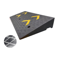 鸣固 路沿坡斜坡垫 双V橡塑100*50*16cm TS289115326