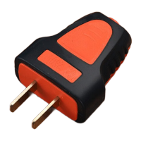 鸣固 二脚插头 10a电源接线铜片转换器插头可拆安全插头插座无线自行接线插头灯泡 红黑固定 ZL5049