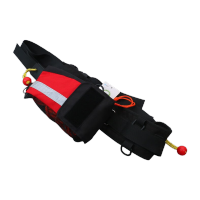 鸣固 腰挂式水域救援绳包消防救援户外抛绳腰包 绳包+普通绳8mm20米 TS100399305