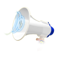 鸣固喇叭扩音器手持喇叭防汛物资录音喊话器应急疏散喊话装置5W240S录音MGY4752KW057522