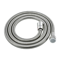 鸣固 ZL2372淋浴管花洒软管不锈钢双扣耐压加密卫浴管浴室喷头弹簧软管 1.5米304淋浴管