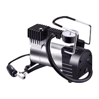 鸣固 充气泵 打气泵轮胎 金属缸12v大功率电动机械表便携式充气泵