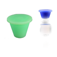 鸣固  下水道防臭塞子防虫硅胶橡皮塞地漏水池PVC鱼缸地沟管道配件  45-75mm绿色