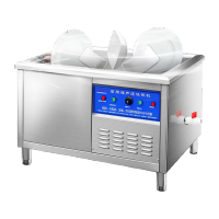 鸣固ZJ7522超声波洗碗机商用全自动大型洗碟机酒店用2.4米超声波洗碗机双槽一除渣一清洗2400*800*800mm