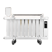 鸣固 注水电暖器取暖器节能省电水暖加水电暖气片全屋大面积电热器 手机WiFi语音标准版11柱12平米