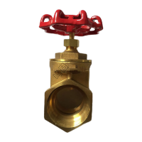 鸣固 铜闸阀 手动硬密封型双向流动螺纹式 中央空调配套阀门 DN25