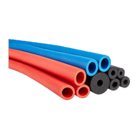 鸣固 橡塑棉防冻 不开口保温棉 加厚隔热材料 橡塑管 道保温棉 黑管内径19mm-壁厚13MM-长度2米/根