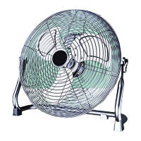 鸣固 ZL2994趴地扇落地扇工业风扇强力大功率台式大电风扇线长3米 16寸4档(颜色随机)