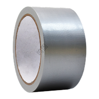 鸣固 布基胶带 彩色地毯胶带羽毛球场划线胶带 舞台标线胶带单面强力防水高粘地毯胶带 灰色45mm*10m