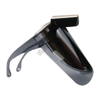 鸣固 翻盖电焊面罩 氩弧焊接防护眼镜焊工两用轻便防烤脸 墨绿加宽款 MG-TB-9498