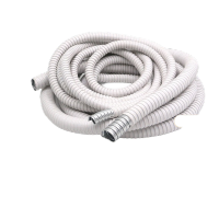 鸣固 包塑金属软管 加厚穿线管波纹管电线套管管电缆保护管 白色加厚Ф25mm/50米