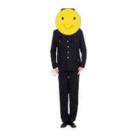 鸣固 保安服 物业门卫执勤服长袖劳保工作服套装 春秋保暖舒适执勤服 藏青冬裤