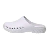 鸣固 手术鞋 护士EVA透气鞋手术室实验室工作鞋防滑舒适防 白色 43-44