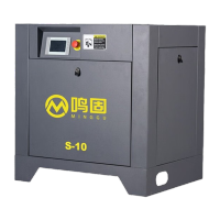 鸣固 式空压机7.5/11/15KW节能380v工业级空气压缩机 工频S-50-37KW(集团客户定制)