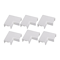 鸣固 pvc线槽配件明装 阴角 阳角 弯头 三通 直接 平弯 广东型线槽配件 30*15mm六个转角KW885615