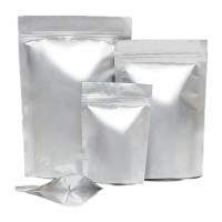 鸣固MGH2515铝箔自封袋24丝17*24cm(50只/包)圆角铝箔自立袋纯铝保温犬粮包装袋自封袋170×240