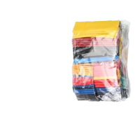 鸣固 热缩管 绝缘收缩套管彩色套装数据线修复电工电线保护套 2倍164根彩色[袋装] KS590518