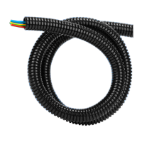 鸣固PE波纹管电线电缆保护套塑料波纹管聚乙耐磨穿线软管PE-AD18.5(内径14.3mm)100米(默认发货闭口)