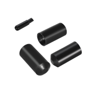 鸣固 电缆电线热缩封帽 护套通讯封头热缩管 35*60 10只装