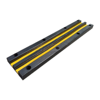 鸣固橡胶防撞条块实心橡胶块垫货车码头护舷条块卸货止退器倒车缓冲器两膜薄款防撞条100*25*4.5cm