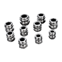 鸣固不锈钢防水接头304金属电缆接头夹紧固定密封格兰头填料函M20×1.5(夹线6-12)MGL0361KS438480