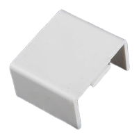 鸣固 pvc线槽配件明装 阴角 阳角 弯头 三通 直接 平弯 广东型线槽配件40*20mm 六个直接