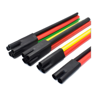 鸣固1KV热缩电缆终端头电力电缆接头护套附件加厚绝缘防水套管RS-1/4.3(四芯150-240平方)MGL0972