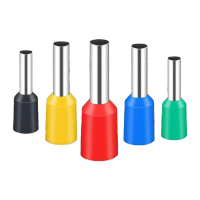 鸣固 E管型预绝缘铜鼻子压线线耳预绝缘管形端子欧式冷压接线端子 E0510-A 1000只/包 MGL2883