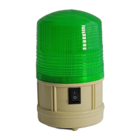 鸣固 吸顶式警示灯 干电池led灯交通路障警告灯户外施工爆闪灯强磁铁 绿色-