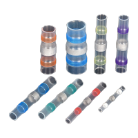 鸣固免压接焊锡环热缩管热熔接线端子电线防水套管密封快速绝缘接头绿色-S51100只0.75-1.5平MGL1221