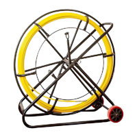 鸣固 电工穿线神器玻璃钢拉线器穿孔穿管器暗管道疏通器器 手提款 直径12mm*200米 KS167063