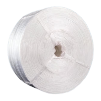 鸣固 打包绳 搬家塑料绳子捆绑 快递尼龙绳 仓库包装绳 捆扎绳 约2.6kg白色 CD0640