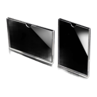 鸣固 亚克力卡槽 定制插盒插槽宣传展示牌 透明照片资料盒 A3寸单层横款 ZA1279