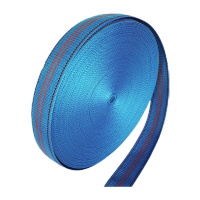 鸣固 货车货物捆绑带 固定加厚刹车绳背包绳打包绳捆扎材3.8cm宽*50米长 蓝色