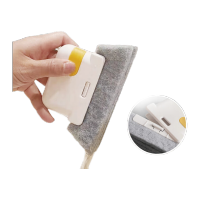 鸣固 二合一可拆卸窗户清洁刷塑料凹槽刷子无死角缝隙刷门窗玻璃凹槽个替换头