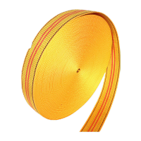 鸣固 货车货物捆绑带 固定加厚刹车绳背包绳打包绳捆扎材 6cm宽*40米长 黄色