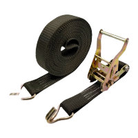 鸣固 货车货物捆绑带 固定加厚刹车绳背包绳打包绳捆扎4.8cm宽*3米长 双钩