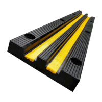 鸣固橡胶防撞条防撞块仓库物流卸货平台码头墙面保护垫缓冲块两膜薄款防撞条-100*25*4.5cm