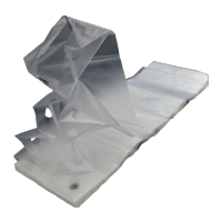 鸣固ZJ3982 加厚雨伞袋 自动机长柄伞袋 一次性雨伞套 雨伞袋长柄雨伞袋 2丝 2000条 长款75*14cm